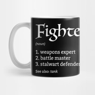 D&D Fighter Class Definition Mug